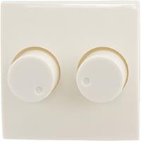 Swares duo dimmerknop S1 creme