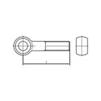 Oogbouten M16 180 mm DIN 444 Staal Galvanisch verzinkt 10 stuks toolcraft TO-5381355