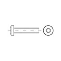 toolcraft Linsenkopfschrauben M6 16mm Innensechsrund ISO 14583 Stahl galvanisch verzinkt