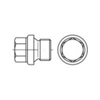 Sluitschroeven M10 Buitenzeskant (inbus) DIN 910 Messing 100 stuks toolcraft TO-5449275