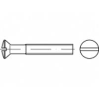 Bolverzonken schroeven M8 45 mm Sleuf ISO 2010 Staal Galvanisch verzinkt 100 stuks toolcraft TO-5392731