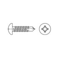 toolcraft Bohrschrauben 2.9mm 19mm Kreuzschlitz Phillips ISO 15481 Stahl galvanisch verzi