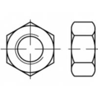 Zeskantmoeren M12 ISO 4032 250 stuks toolcraft TO-5416218