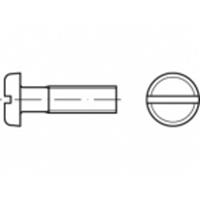 Platkopschroeven M4 45 mm Sleuf ISO 1580 RVS A4 100 stuks toolcraft TO-5360769