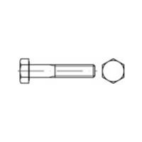 Zeskantbouten M12 45 mm Buitenzeskant (inbus) ISO 8765 Staal Galvanisch verzinkt 100 stuks toolcraft TO-5439807