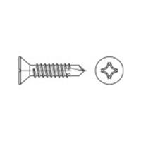 Zelfborende schroeven 2,9 mm 19 mm Kruiskop Phillips ISO 15482 Staal Galvanisch verzinkt 1000 stuks toolcraft TO-5441607