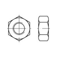 Zeskantmoeren M16 DIN 934 25 stuks toolcraft TO-5450007