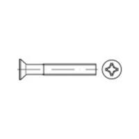 Verzonken schroeven M6 16 mm Kruiskop Phillips ISO 7046 Staal Galvanisch verzinkt 200 stuks toolcraft TO-5431791