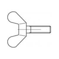 toolcraft Flügelschrauben M10 40mm DIN 316 Messing 25St.