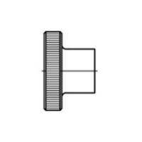 Kartelmoeren M10 DIN 466 Messing 10 stuks toolcraft TO-5447937