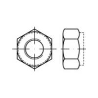 Zeskantmoeren M20 ISO 7040 RVS A2 25 stuks toolcraft TO-5374698