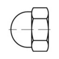 toolcraft TO-5455356 Artikel 88497 kunststof grijs Korrex beschermdoppen voor schroeven- uiteinden met zeskantmoeren afmeting: 605-M 5x 9,5 N/A 100 stuks