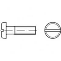 Platbolkopschroeven M6 60 mm Sleuf ISO 3017 Staal Galvanisch verzinkt 100 stuks toolcraft TO-5391246