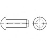 toolcraft TO-5439093 Halfronde kerfnagel 3 mm Staal 500 stuks