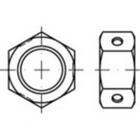 Zeskantmoeren M16 84032 Staal Galvanisch verzinkt 100 stuks toolcraft TO-5444031