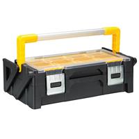 Perel - Kunststoff-Werkzeugkasten mit Herausnehmbaren Boxen - 15,2 l