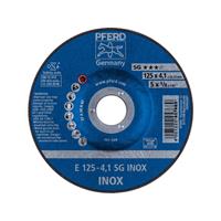 PFERD 62212423 Sg Inox Afbraamschijf gebogen Diameter 125 mm Boordiameter 22.23 mm 10 stuk(s)