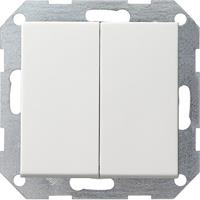 Gira 2860201 - Series switch flush mounted white 2860201