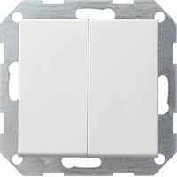 Gira 286027 - Series switch flush mounted white 286027