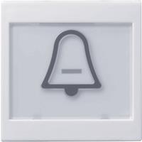 Gira 021703 - Cover plate for switch/push button white 021703