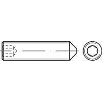 toolcraft TO-5414187 Draadpen M4 18 mm Staal Galvanisch verzinkt 200 stuks