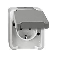Schneider Electric MEG2301-8029 - Socket outlet protective contact grey MEG2301-8029, special offer