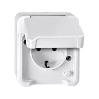 Schneider Electric MEG2300-8019 - Socket outlet protective contact white MEG2300-8019, special offer