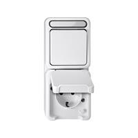 Schneider Electric MEG3494-8019 - Combination switch/wall socket outlet MEG3494-8019, special offer