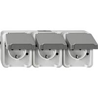 Schneider Electric MEG2391-8029 - Socket outlet protective contact grey MEG2391-8029, special offer