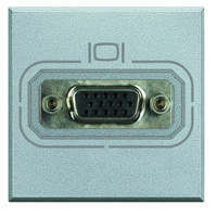 legrand VGA-Anschluss Axolute Aluminium HC4282