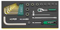 STAHLWILLE - Werkzeug-Sortiment Nr.TCS 1/4" + 10760 CV QR 1/3-Teilung 27-teilig