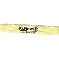 kstools KS Tools Kunststof duimstok, lengte = 2 m, geel