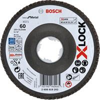 Bosch 2608619202 X-Lock Lamellenschijf Best for Metal - Schuin - Glasvezel - K60 - X571 - 125mm