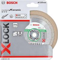 Bosch X-LOCK Diamanttrennscheibe Standard for Ceramic, D 110mm