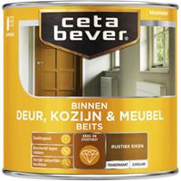 CetaBever binnenbeits deur, kozijn en meubel transparant rustiek eiken zijdeglans 250 ml