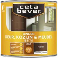 CetaBever binnenbeits deur, kozijn en meubel transparant wenge zijdeglans 250 ml