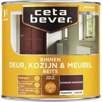 CetaBever binnenbeits deur, kozijn en meubel transparant donker mahonie zijdeglans 250 ml