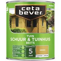 CetaBever tuinbeist schuur & tuinhuis transparant grenen zijdeglans 750 ml