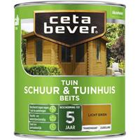 CetaBever tuinbeits schuur & tuinhuis transparant licht eiken zijdeglans 750 ml