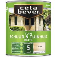 CetaBever tuinbeits schuur & tuinhuis transparant blank zijdeglans 750 ml