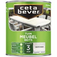 CetaBever tuinmeubelbeits transparant white wash zijdeglans 750 ml