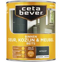 CetaBever binnenbeits deur, kozijn en meubel transparant antraciet zijdeglans 750 ml