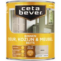 CetaBever binnenbeits deur, kozijn en meubel transparant grijs zijdeglans 750 ml