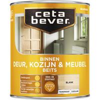 CetaBever binnenbeits deur, kozijn en meubel transparant blank zijdeglans 750 ml