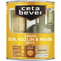 CetaBever binnenbeits deur & kozijn transparant blank eiken zijdeglans 750 ml