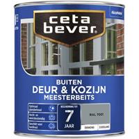 CetaBever meesterbeits deur & kozijn dekkend RAL 7001 zilvergrijs zijdeglans 750 ml