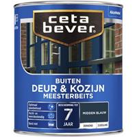 CetaBever meesterbeits deur & kozijn dekkend midden blauw zijdeglans 750 ml