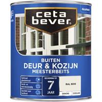CetaBever meesterbeits deur & kozijn dekkend RAL 9010 gebroken wit zijdeglans 750 ml