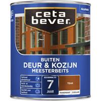 CetaBever meesterbeits deur & kozijn transparant teak zijdeglans 750 ml
