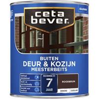 CetaBever meesterbeits deur & kozijn dekkend roodbruin zijdeglans 750 ml